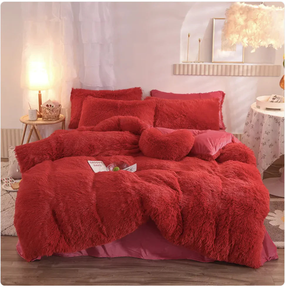 Deluxe Velvet Comfort Bedding Set - Queen & King