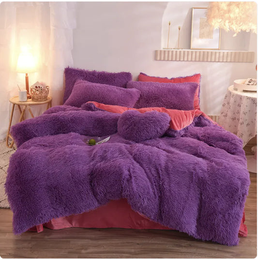 Deluxe Velvet Comfort Bedding Set - Queen & King