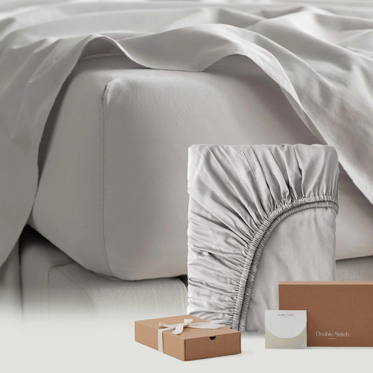 Cali King Cotton-Tencel Luxe Fitted Sheet: Deep & Soft